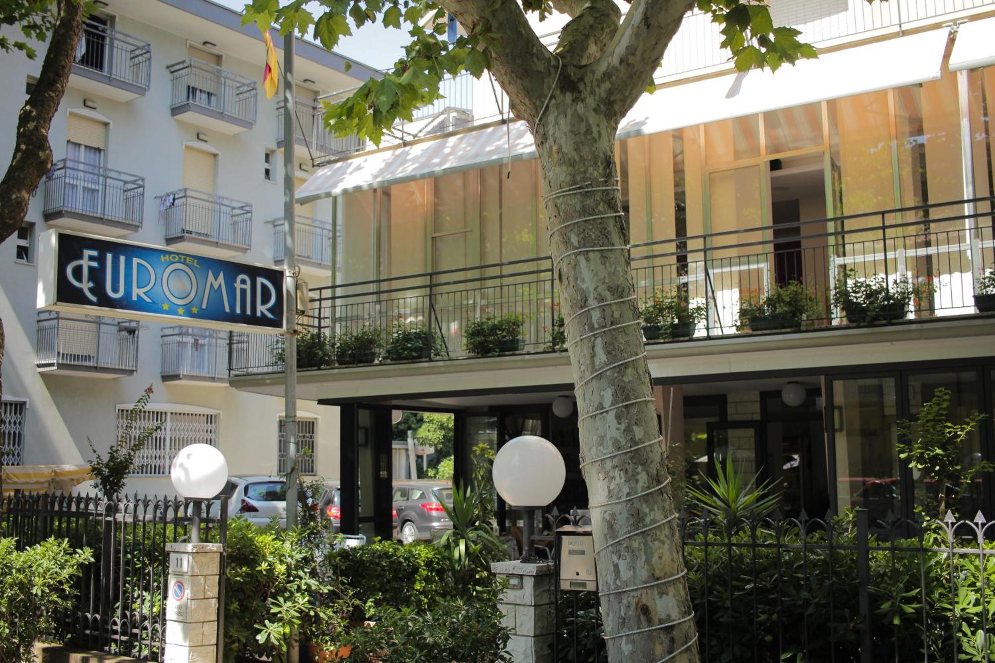 רימיני Hotel Euromar מראה חיצוני תמונה