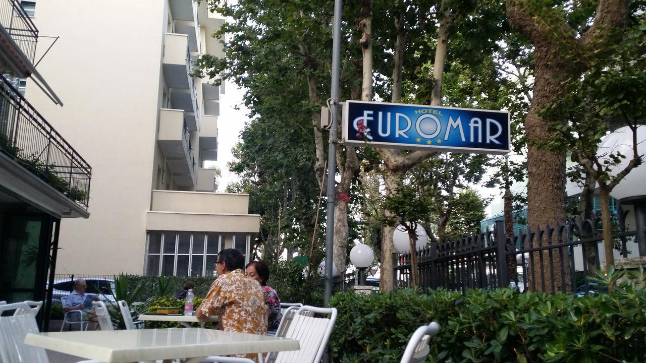 רימיני Hotel Euromar מראה חיצוני תמונה