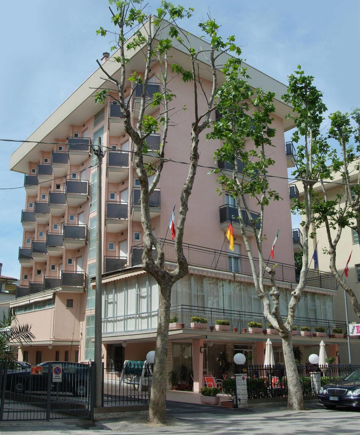 רימיני Hotel Euromar מראה חיצוני תמונה